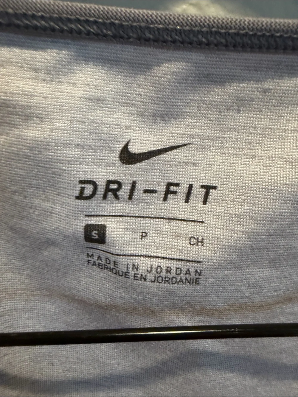 Nike Grey Cropped Tank Top with Swoosh Size Women’s Small